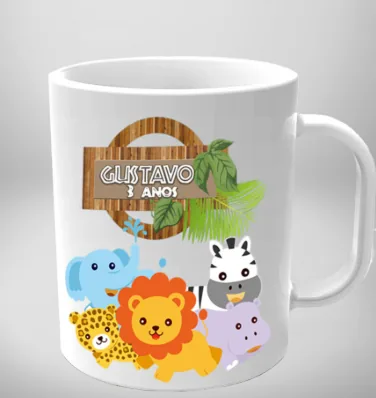 Caneca Polymer Inquebrável Branca